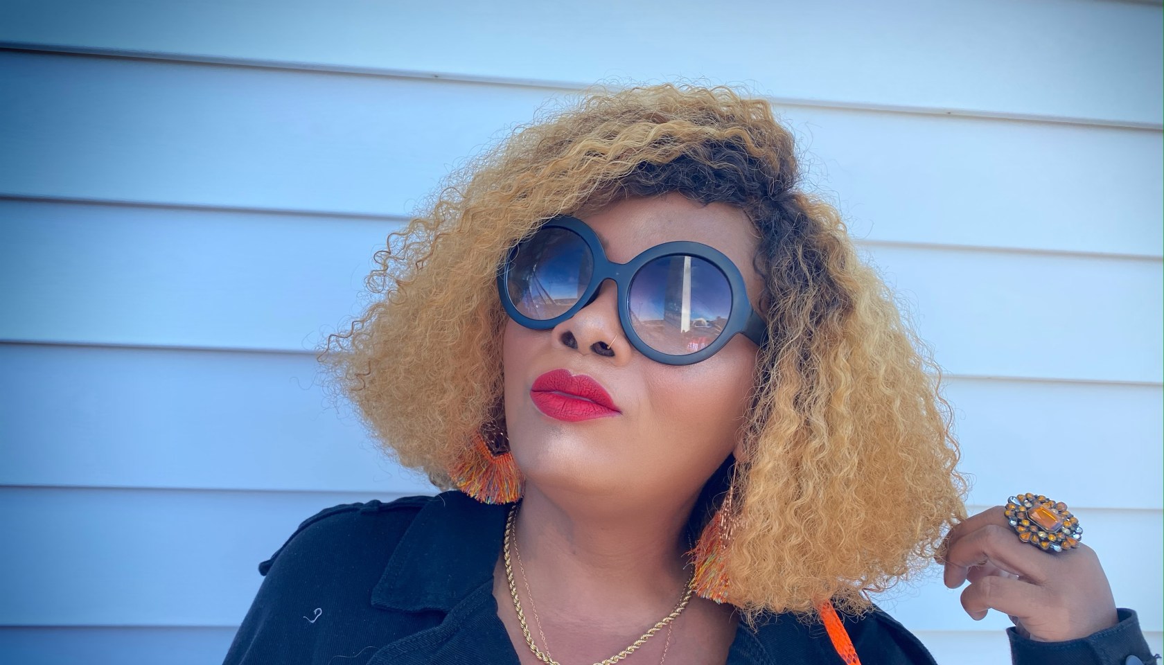 Maui Bigelow wearing Juvia's Place Liquid Lipstick