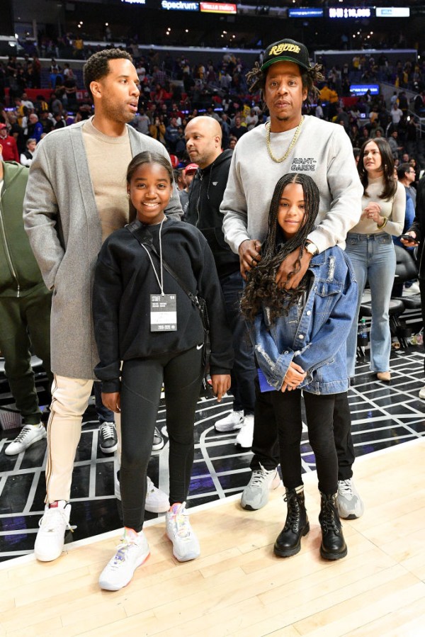 Celebrities At The Los Angeles Clippers Game