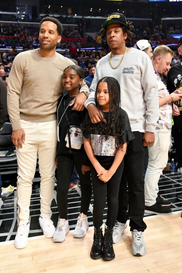 Celebrities At The Los Angeles Clippers Game