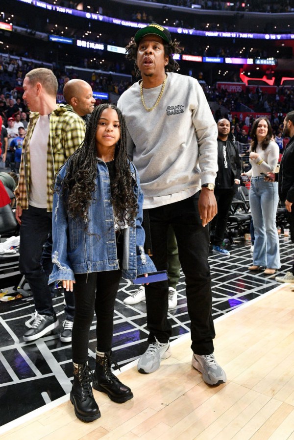 Celebrities At The Los Angeles Clippers Game