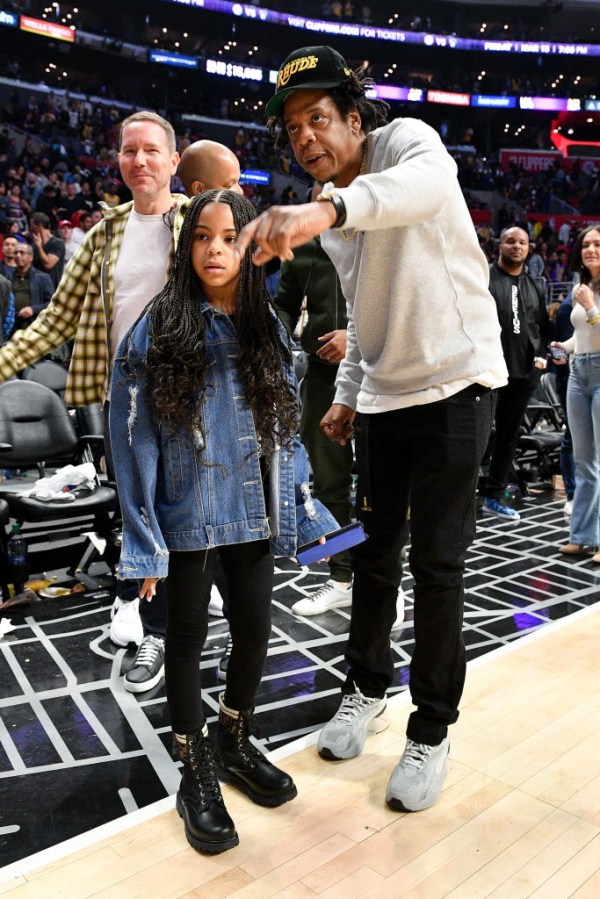Celebrities At The Los Angeles Clippers Game