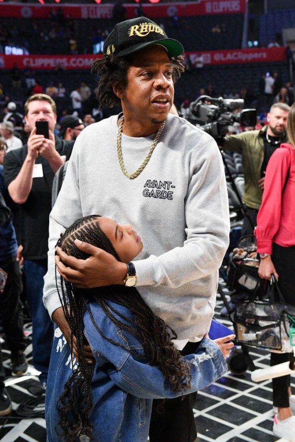 Celebrities At The Los Angeles Clippers Game