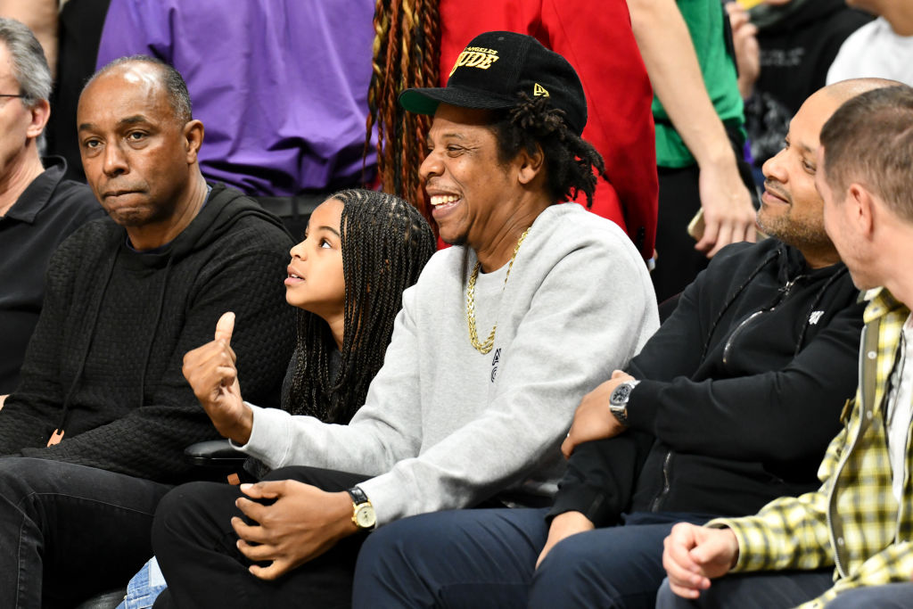 Celebrities At The Los Angeles Clippers Game