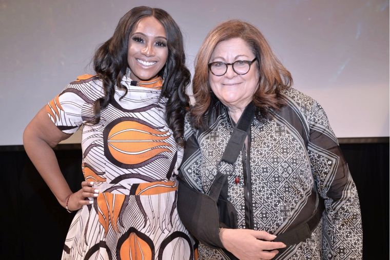 Danielle James and Fern Mallis