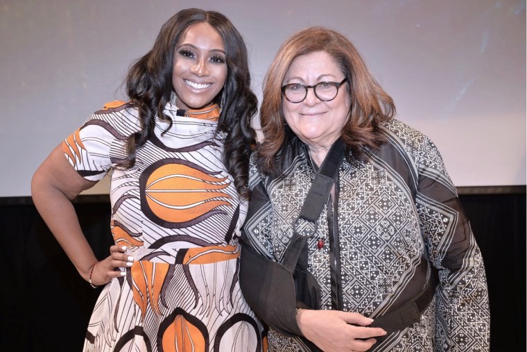 Danielle James and Fern Mallis