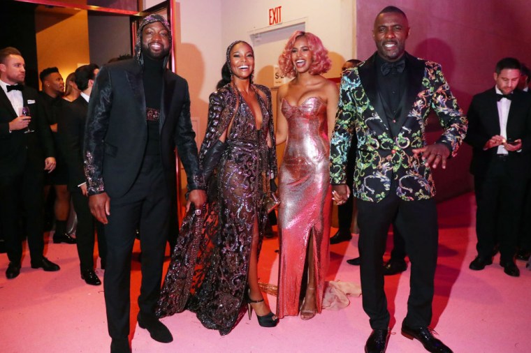 Dwyane Wade, Gabrielle Union, Sabrina Dhowre and Idris Elba