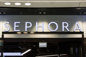 Sephora logo seen at one of their stores...