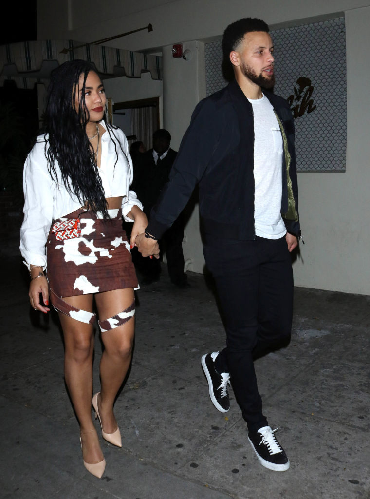 AYESHA CURRY AND HER HUSBAND IN LA, 2020