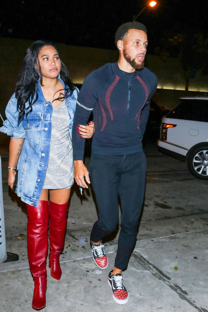 AYESHA CURRY AND HER HUSBAND IN LA, 2019