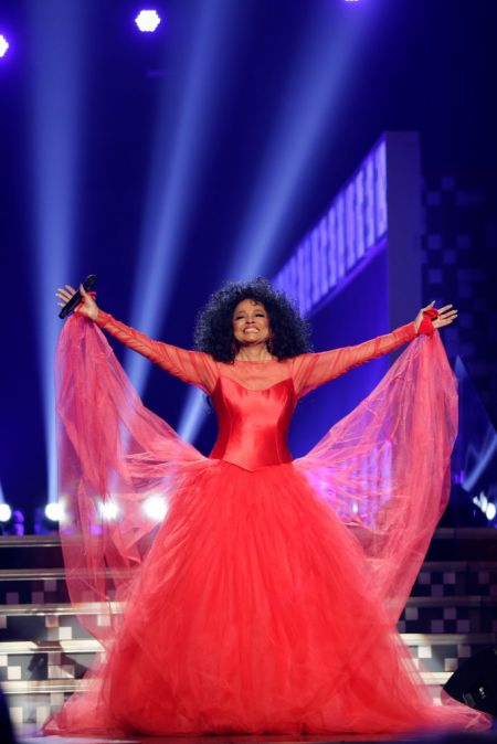 DIANA ROSS AT THE 61ST ANNUAL GRAMMY AWARDS,