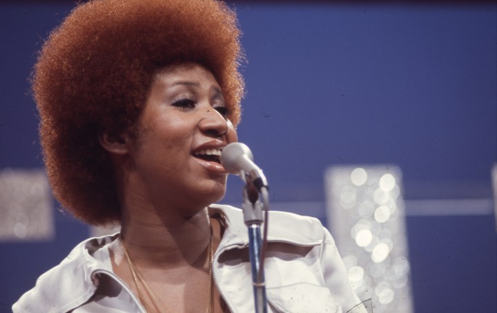 Aretha Franklin performs on Soul Train.