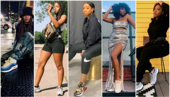 Black Women Wearing Air Max Sneakers