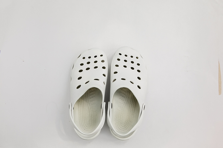 doctor´s clogs.White medical shoes