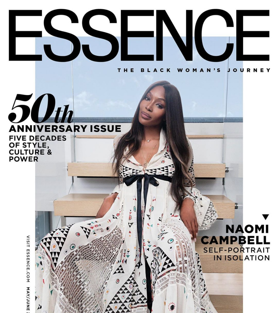 Naomi Campbell Essence Issue