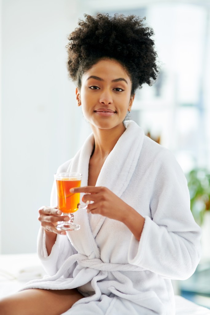 Sereni-tea in a glass