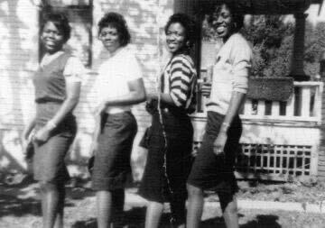 Sisters Joyce, Carol, Mary and Wilhelmena Benson 1957, Stillwater, OK.​