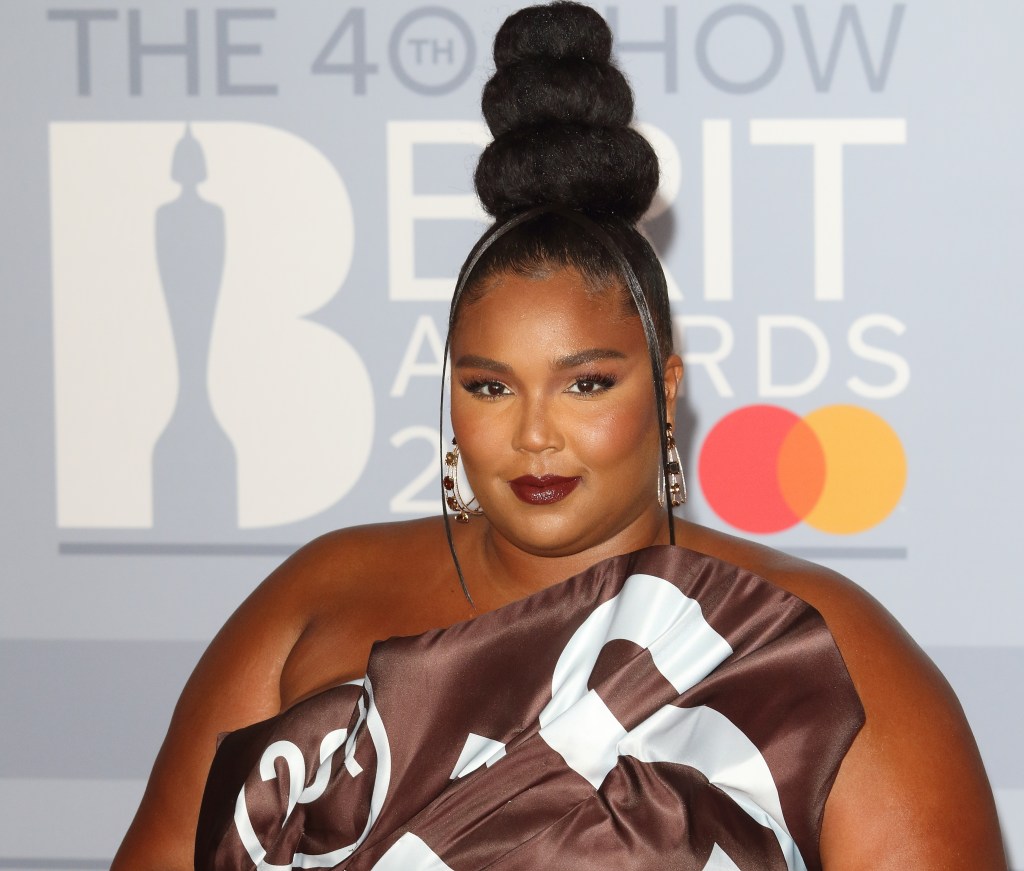 Lizzo at the 40th Brit Awards Red Carpet