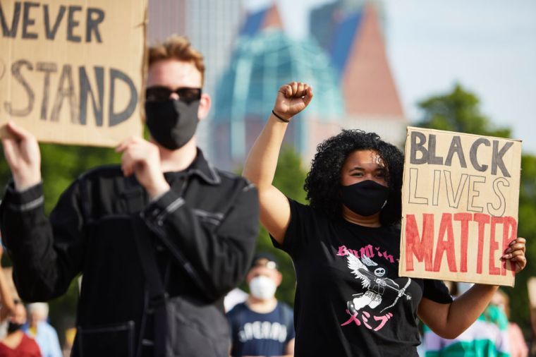 People Gather In The Hague To Rally Against Racism
