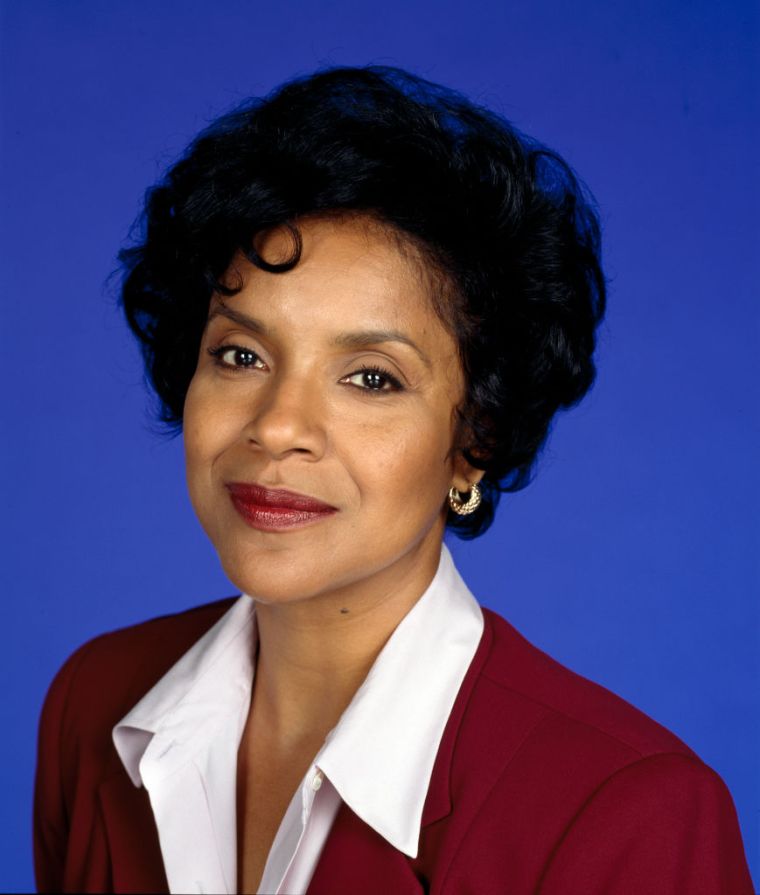 PHYLICIA RASHAD IN A PROMO SHOT FOR THE COSBY SHOW, 96