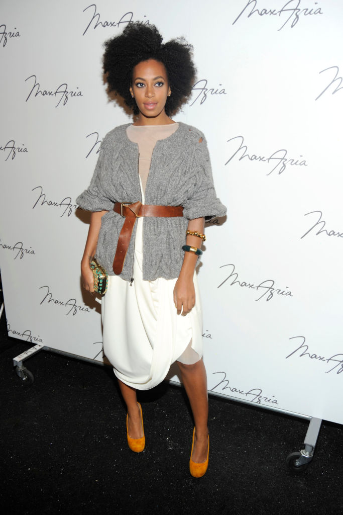SOLANGE KNOWLES AT THE MAX AZRIA SRPING 2011 COLLECTION, 2010