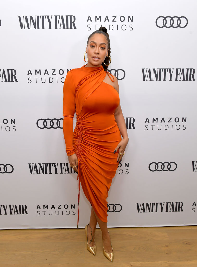 LA LA ANTHONY AT THE VANITY FAIR, AMAZON STUDIOS, AND AUDI CELEBRATION OF THE 2020 AWARDS SEASON, 2020