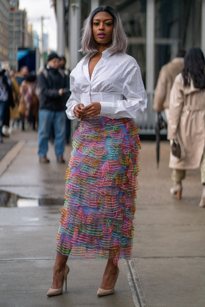 Street Style - Day 2 - New York Fashion Week February 2020