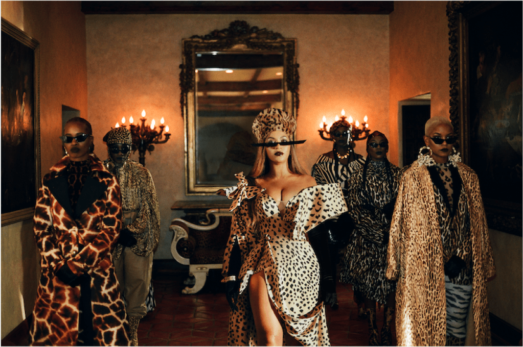Mood 4 Eva Image from Beyonce's Visual Album Black is King on Disney +