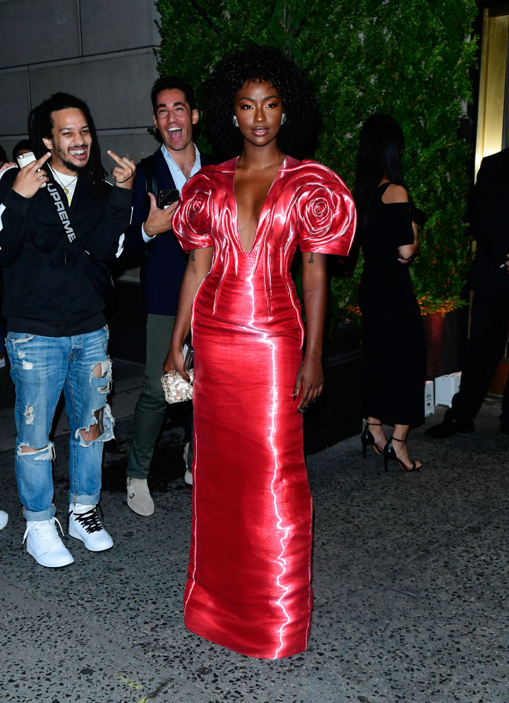 JUSTINE SKYE AT THE VANITY FAIR X SAKS BEST DRESSED EVENT, 2019