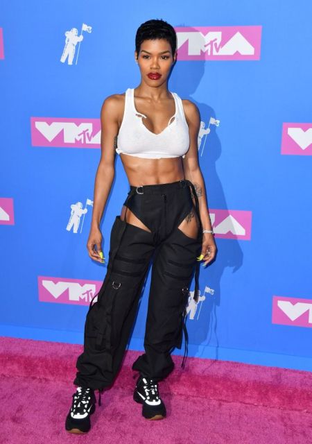 TEYANA TAYLOR AT THE MTV VIDEO MUSIC AWARDS, 2018