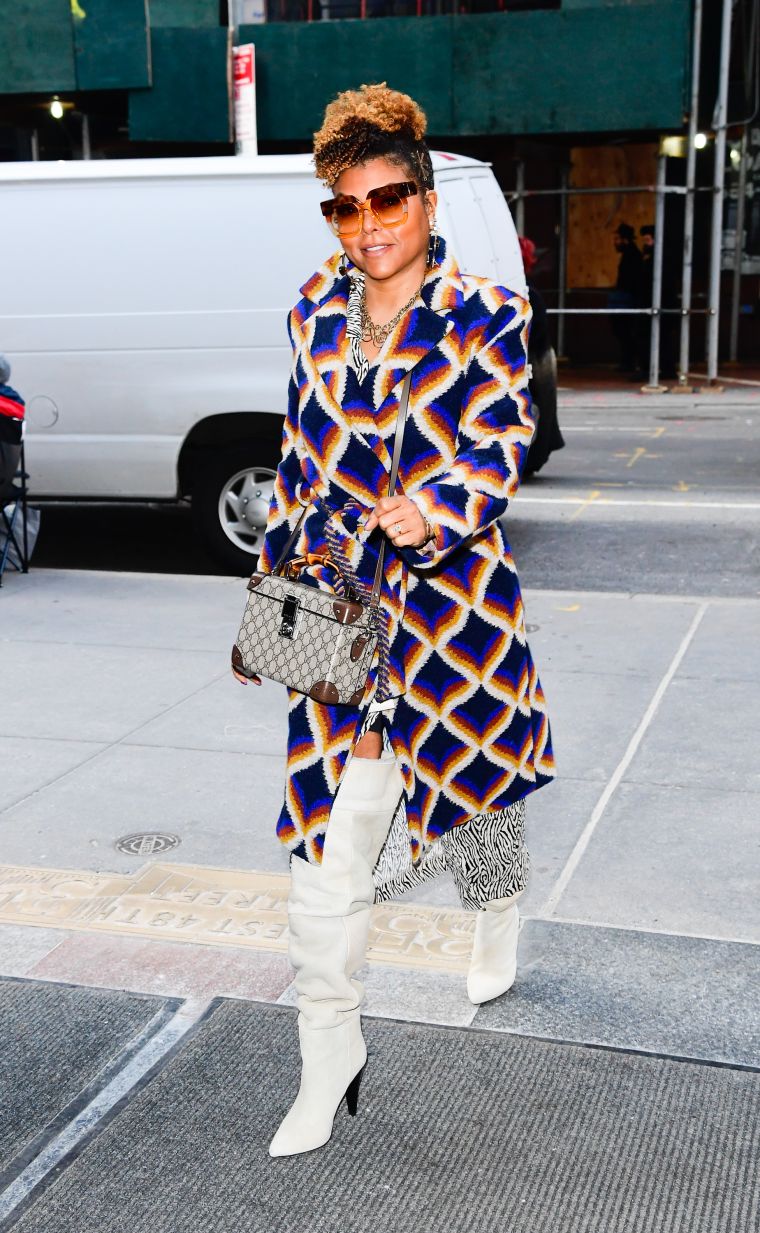 TARAJI P. HENSON SPOTTED IN NEW YORK CITY