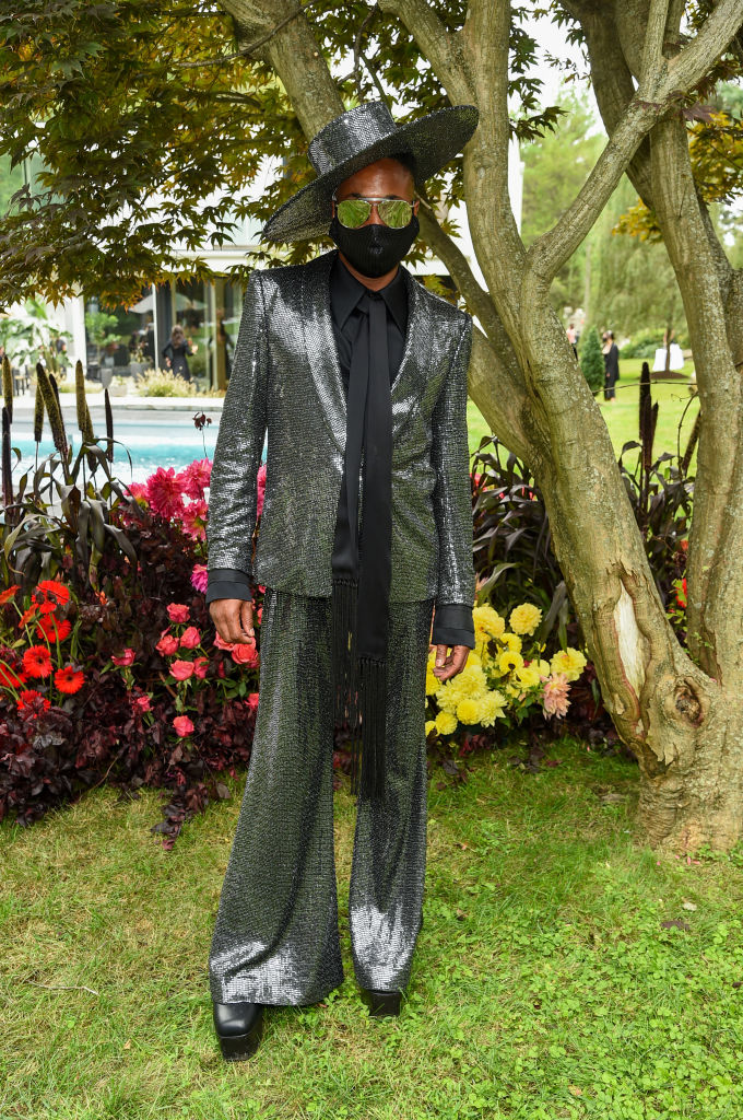 BILLY PORTER AT THE CHRISTIAN SIRIANO FASHION SHOW, 2020