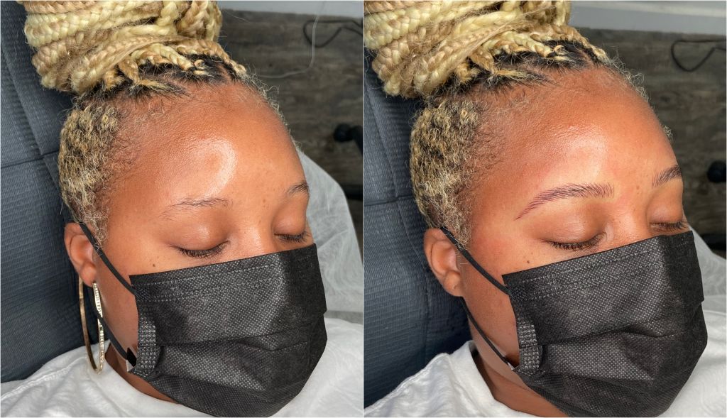 D' Shonda Microblading Before/After