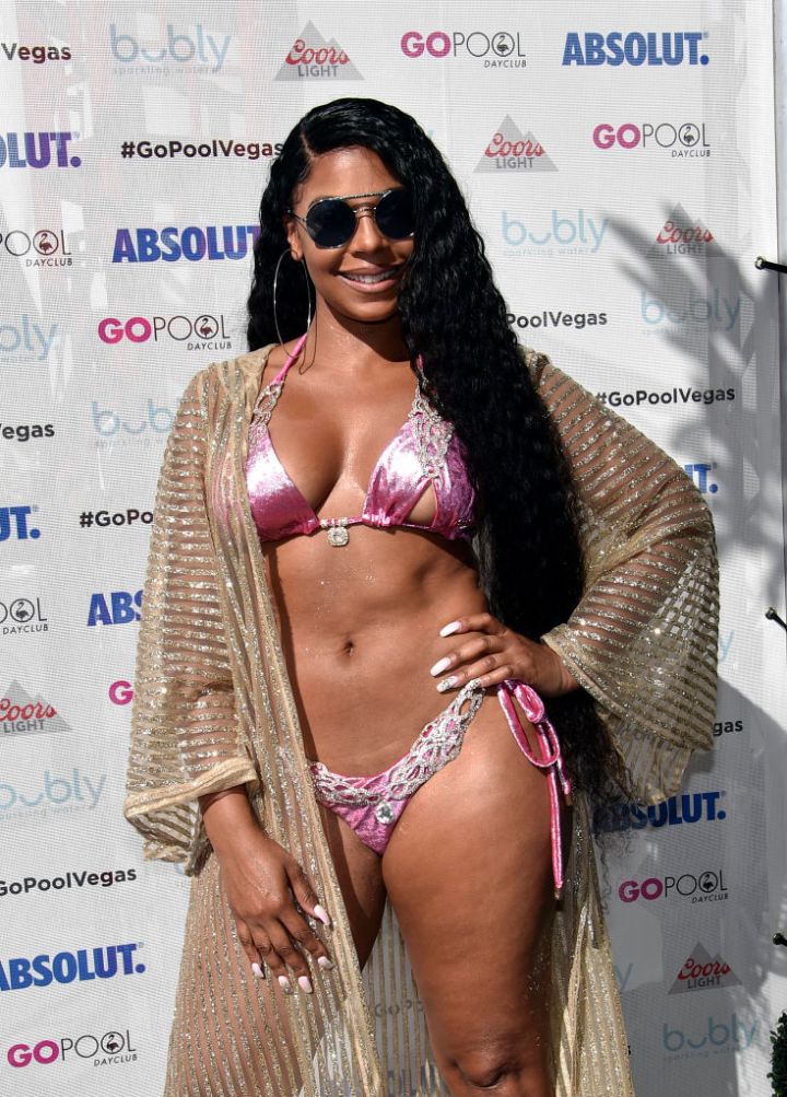 ASHANTI PERFORMS AT THE FLAMINGO GO POOL DAYCLUB PARTY, 2019