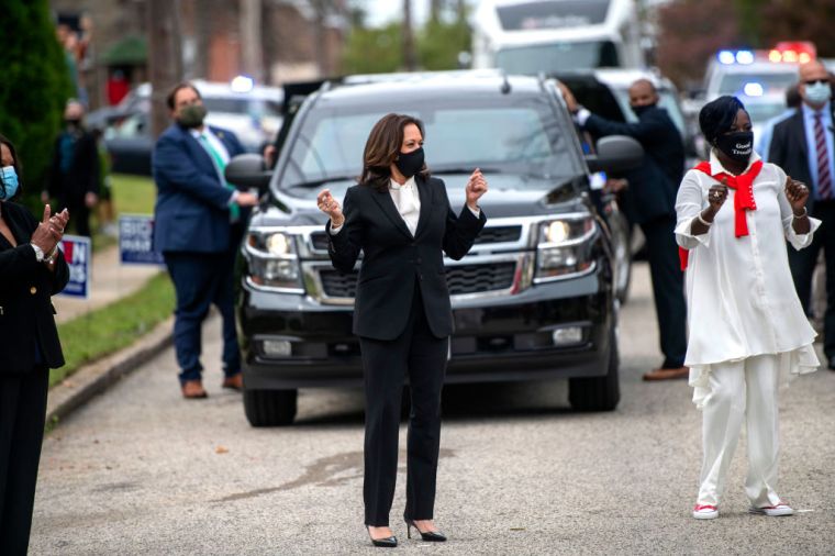 KAMALA HARRIS CAMPAIGNING IN PHILADELPHIA, 2020