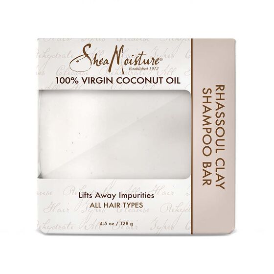 Shea Moisture 100% VIRGIN COCONUT OIL RHASSOUL CLAY SHAMPOO BAR