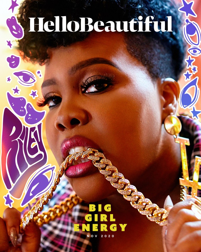 Amber Riley's HelloBeautiful Cover On Body Positivity, Anxiety, and Grief