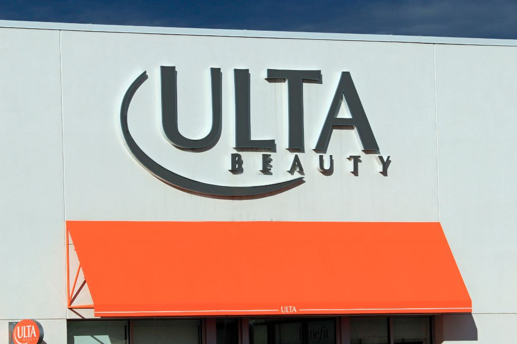 Ulta Beauty store entrance sign