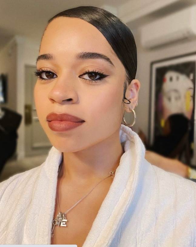 Ella Mai Makeup for soul train awards