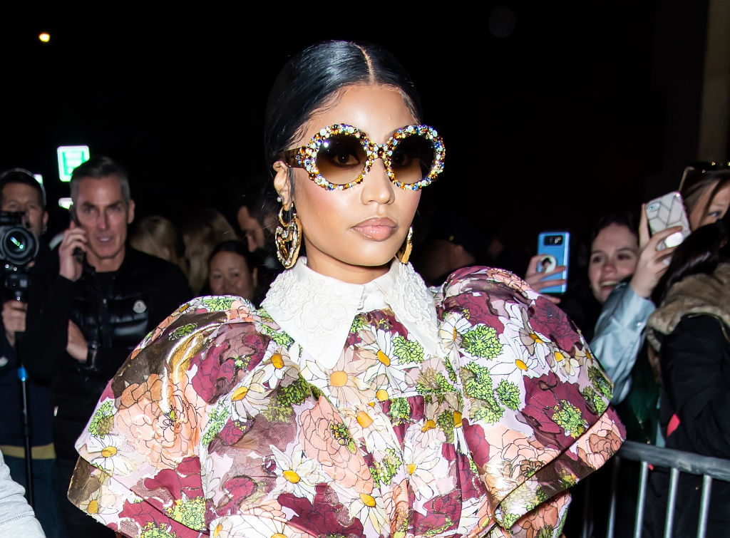 NICKI MINAJ - Nicki Minaj wears vintage Chanel jewelry to NYFW