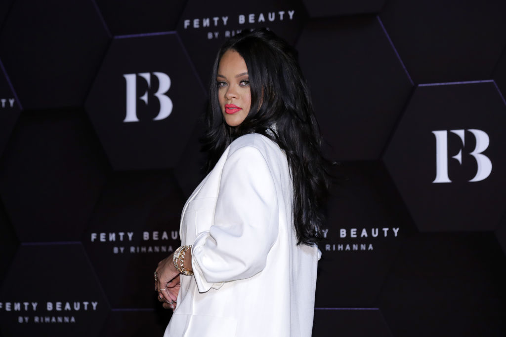 Rihanna Attends Photocall for “FENTY BEAUTY”