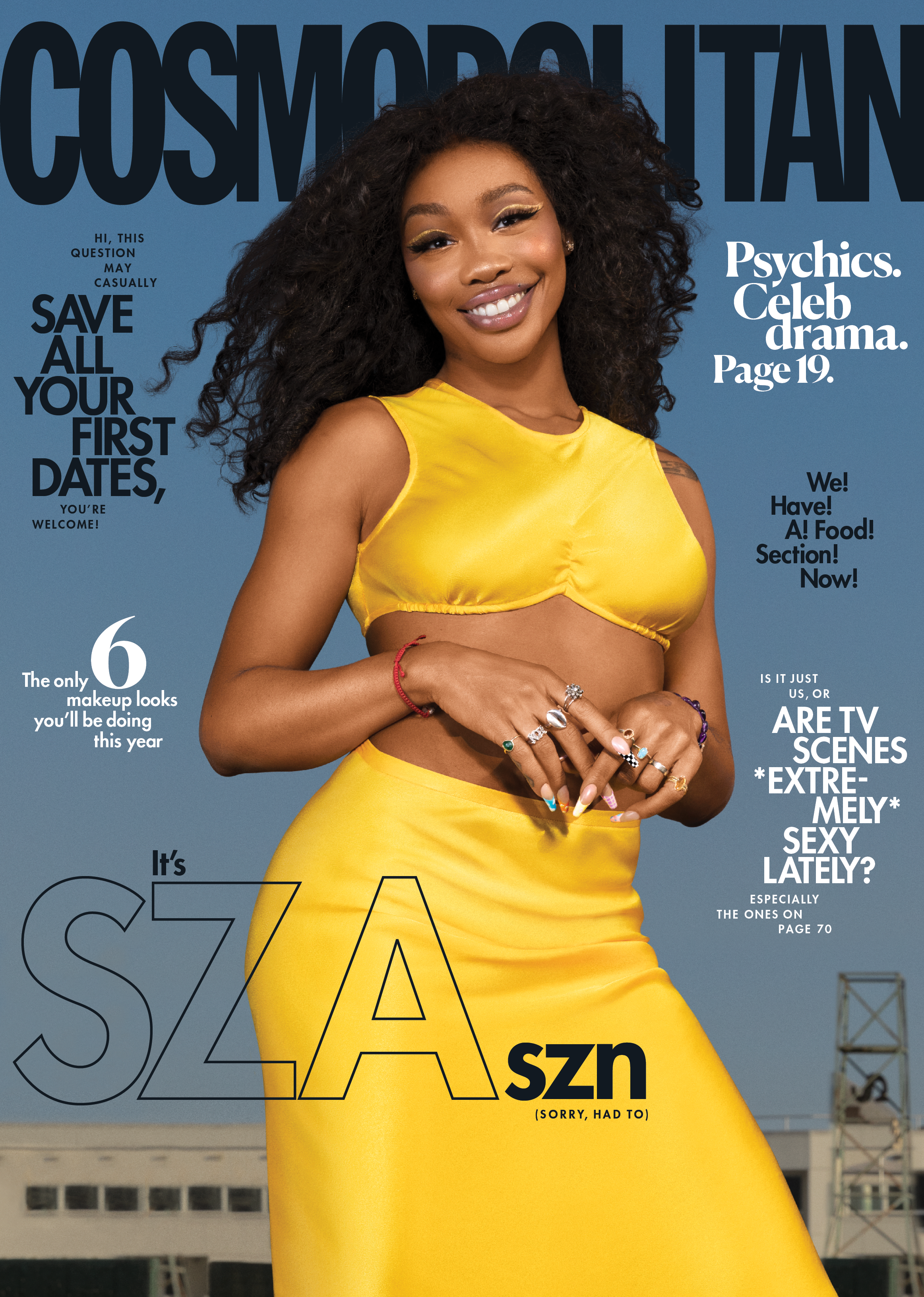SZA Cosmopolitan Cover