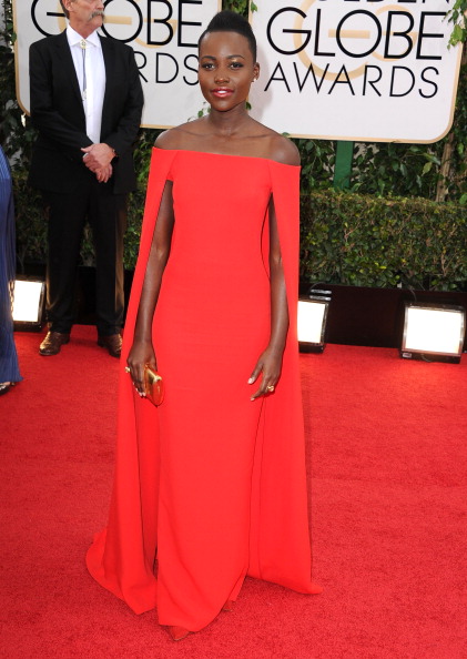 LUPITA NYONG'O AT THE 71ST ANNUAL GOLDEN GLOBE AWARDS, 2014