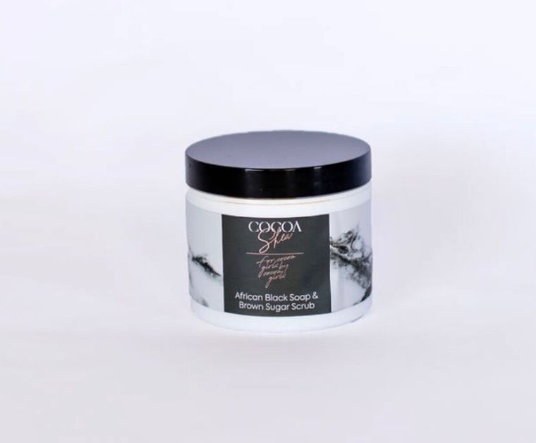 CocoaShea African Black Soap & Brown Sugar Scrub