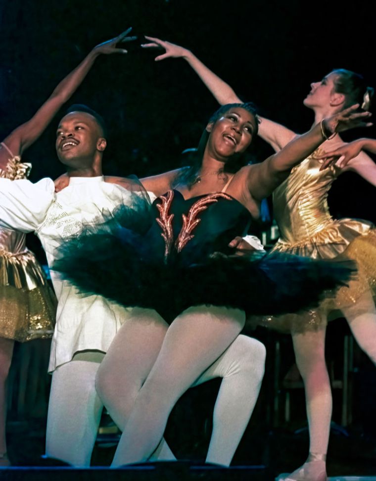 ARETHA FRANKLIN PERFORMS FOR THE DEMOCRATIC SENATORIAL CAMPAIGN COMMITTEE, 1992