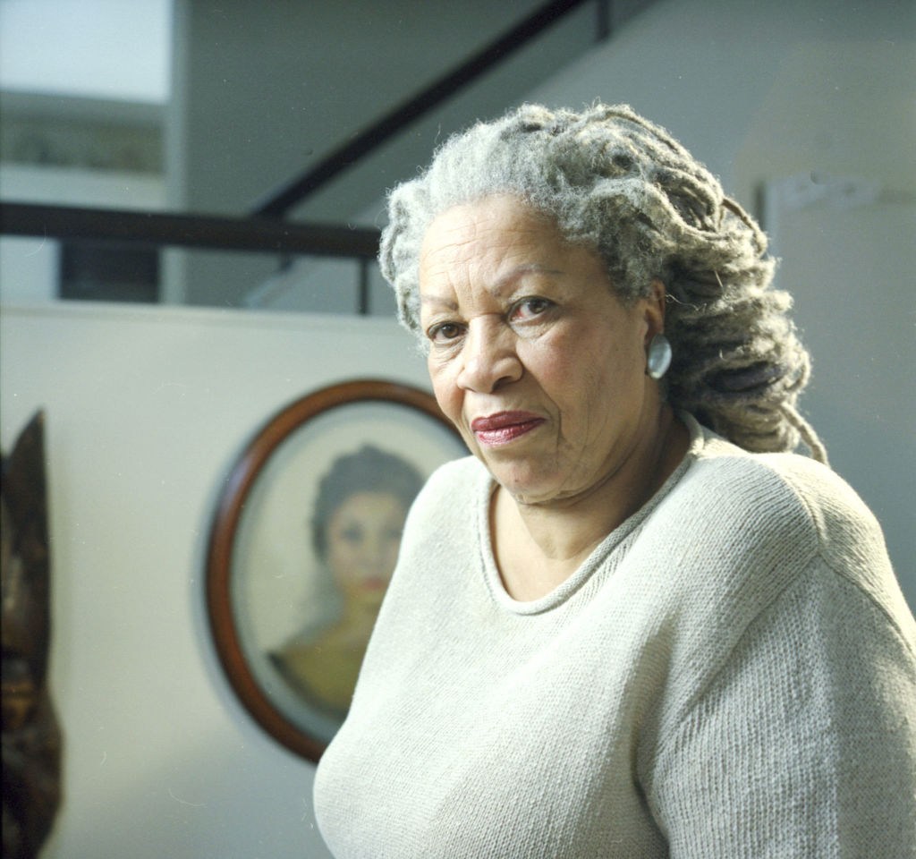 Toni Morrison Poses In Manhattan Apartment