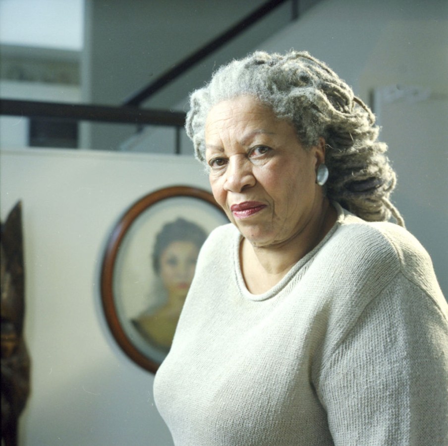 Toni Morrison Poses In Manhattan Apartment