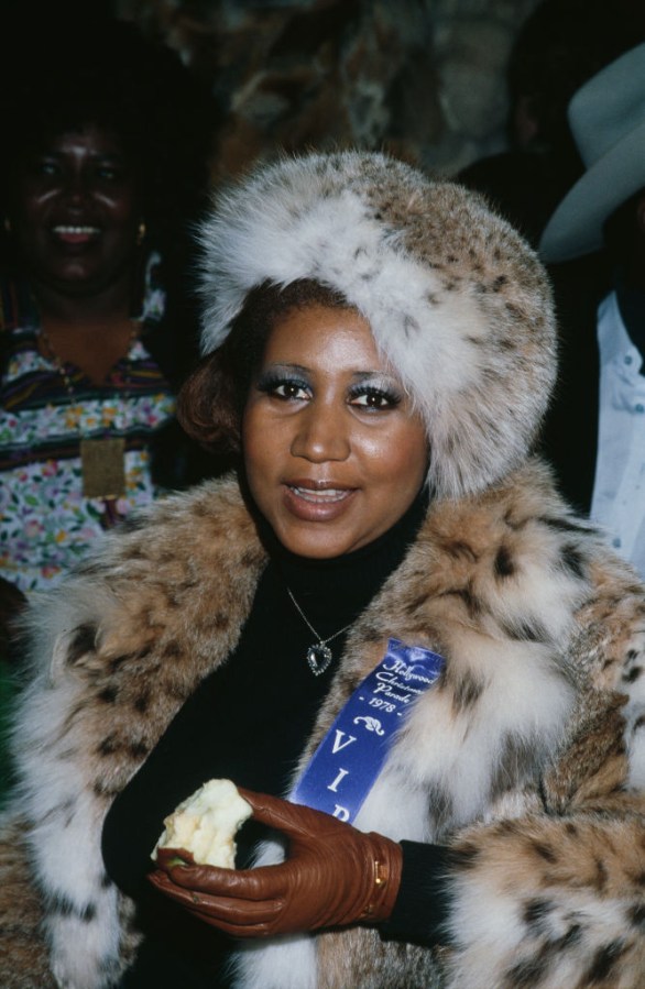 Aretha Franklin at the Hollywood Christmas Parade
