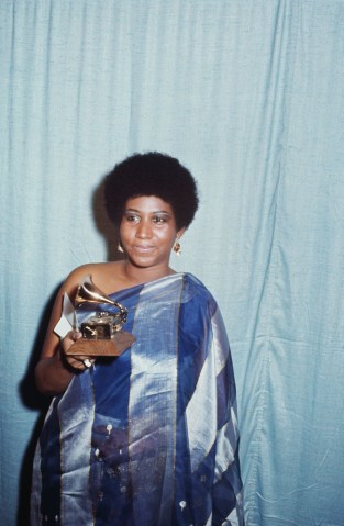 Aretha Franklin at the 13th Annual Grammy Awards