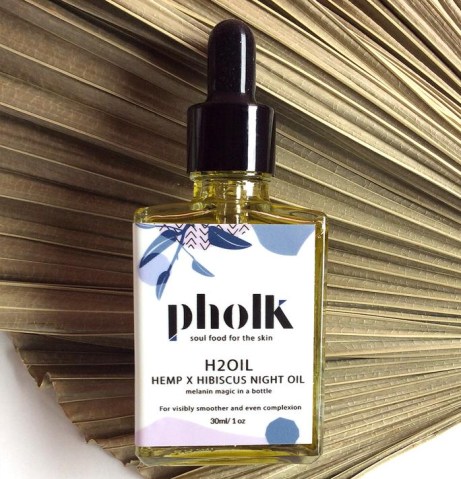 Pholk Beauty H2OIL Night Treatment Hemp X Hibiscus Night Oil