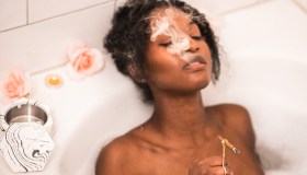 Black Woman Smoking Marijuana